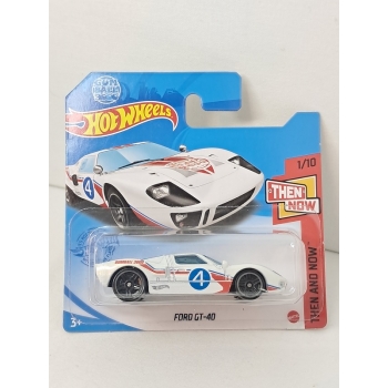 Hot Wheels 1:64 Ford GT40 white